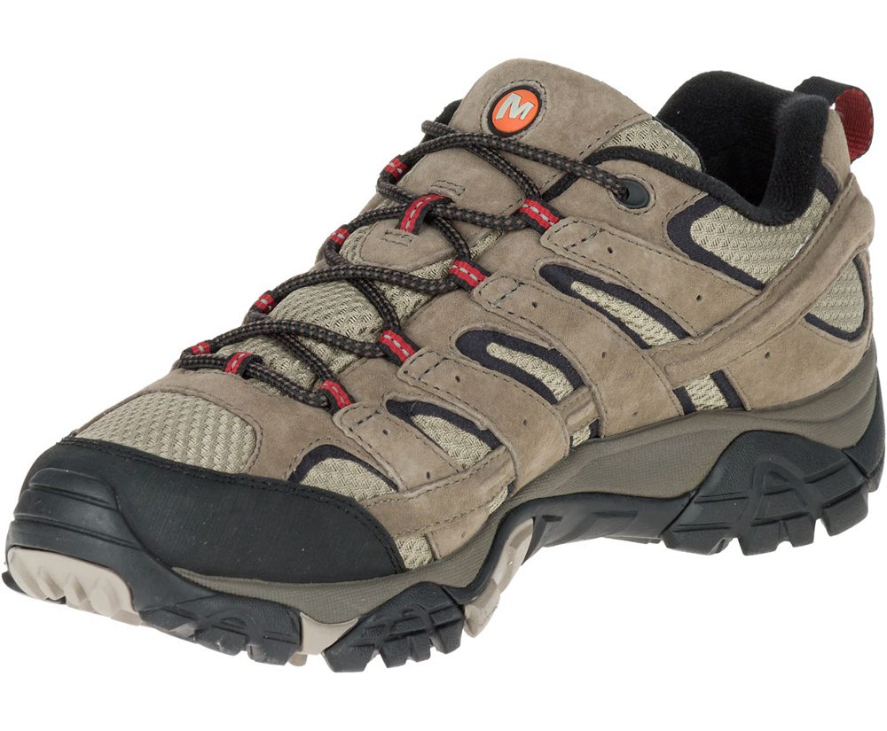 Merrell Hiking Shoes Brown - Moab 2 Waterproof Wide Width - Mens 23OYZFWRN